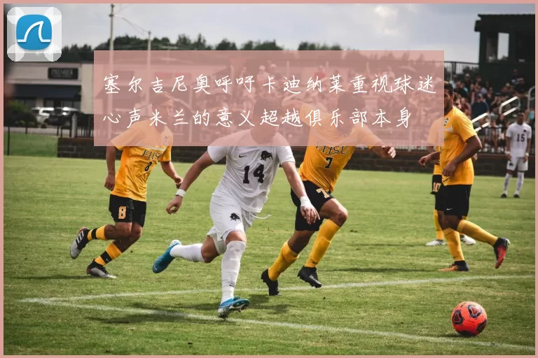 塞尔吉尼奥呼吁卡迪纳莱重视球迷心声米兰的意义超越俱乐部本身